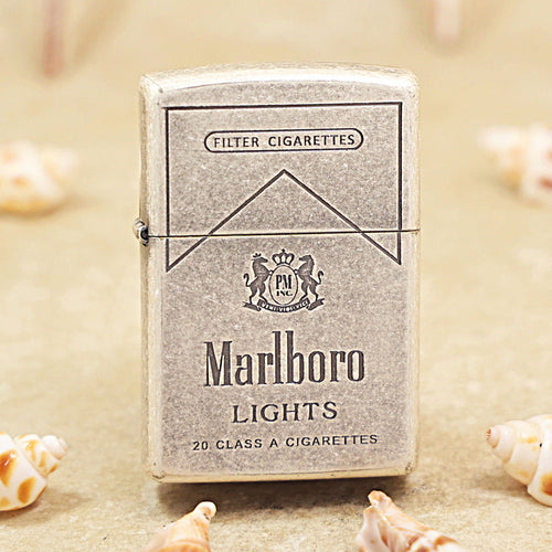 Zippo Antique Silver Marlboro - MC25