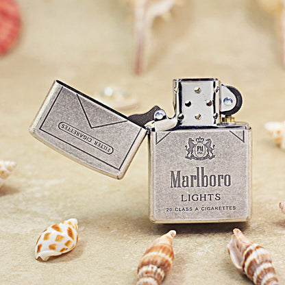 Zippo Antique Silver Marlboro - MC25