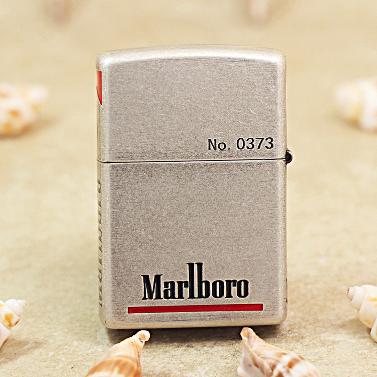 Zippo Antique Silver Marlboro Bullfighter - MC26