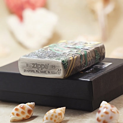 Zippo Antique Silver Nine-Colored Deer Mythical Edition - DS165