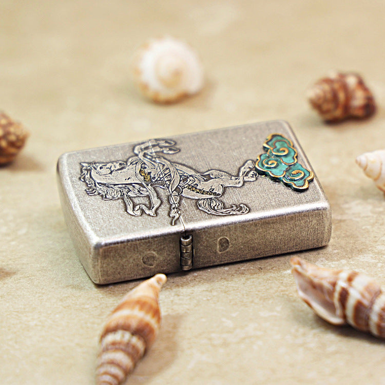 Zippo Antique Silver Soaring Horse - DS157