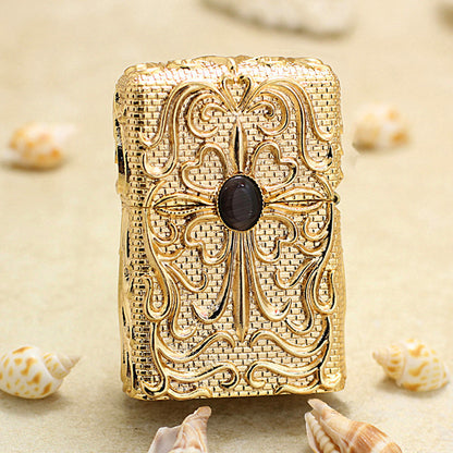 Zippo Gold Shell Case Lycoris Radiata Dark Stone - CM68
