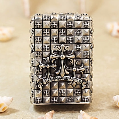 Zippo Gothic Armor Triple Cross Shell Case - CM55