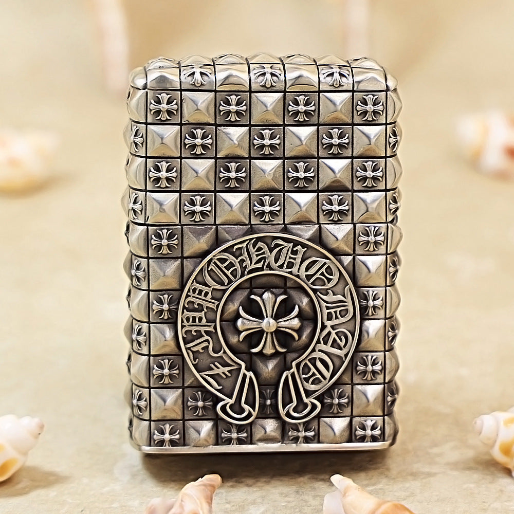 Zippo Gothic Armor Triple Cross Shell Case - CM55