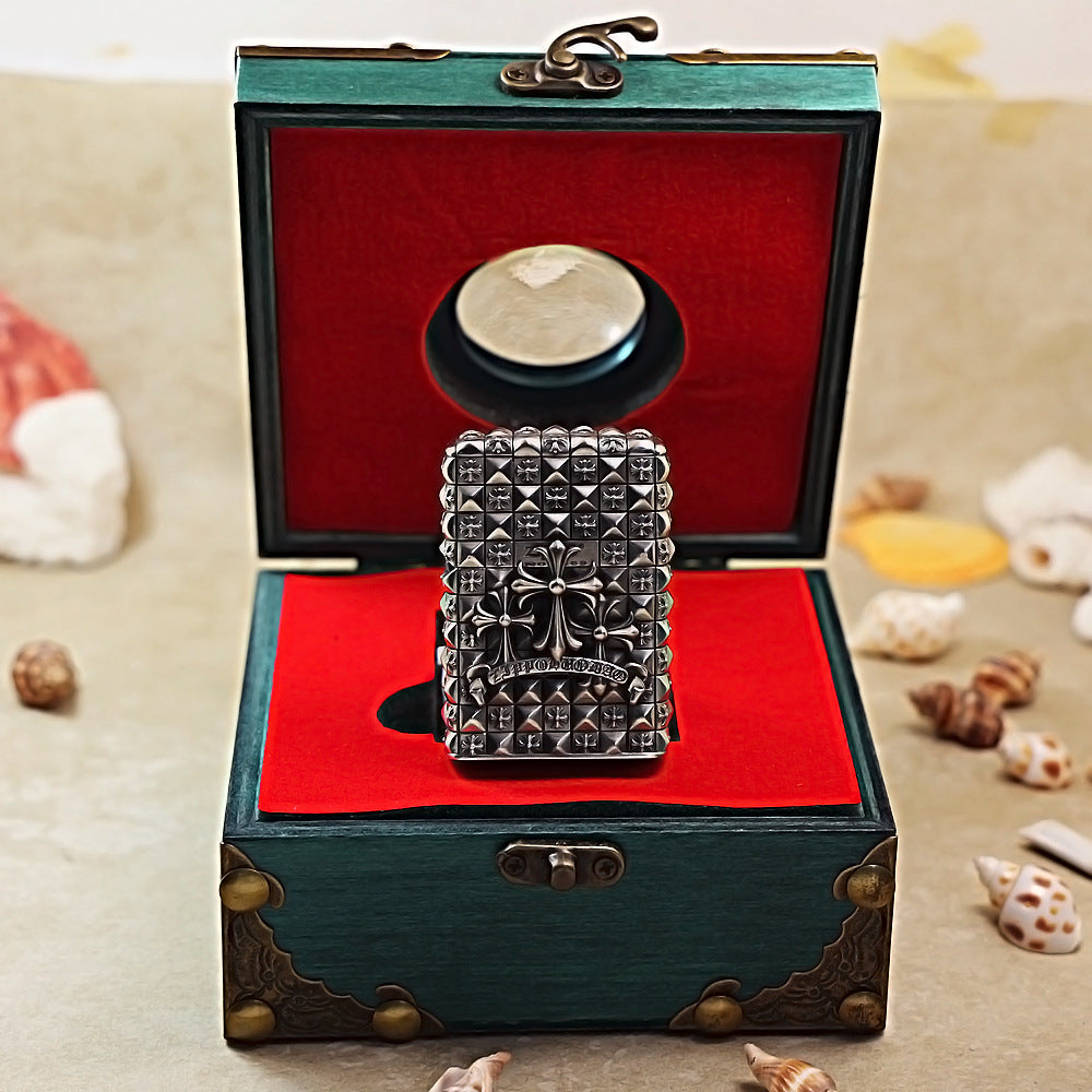 Zippo Gothic Armor Triple Cross Shell Case - CM55