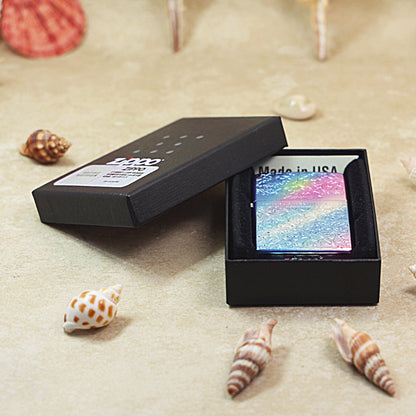 Zippo Limited Edition Rainbow Iridescent Arabesque Floral - DS158