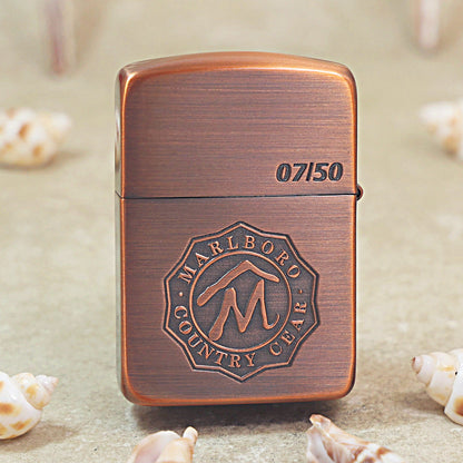 Zippo Marlboro Cowboy Lasso Lighter – Purple Copper Finish - MC23
