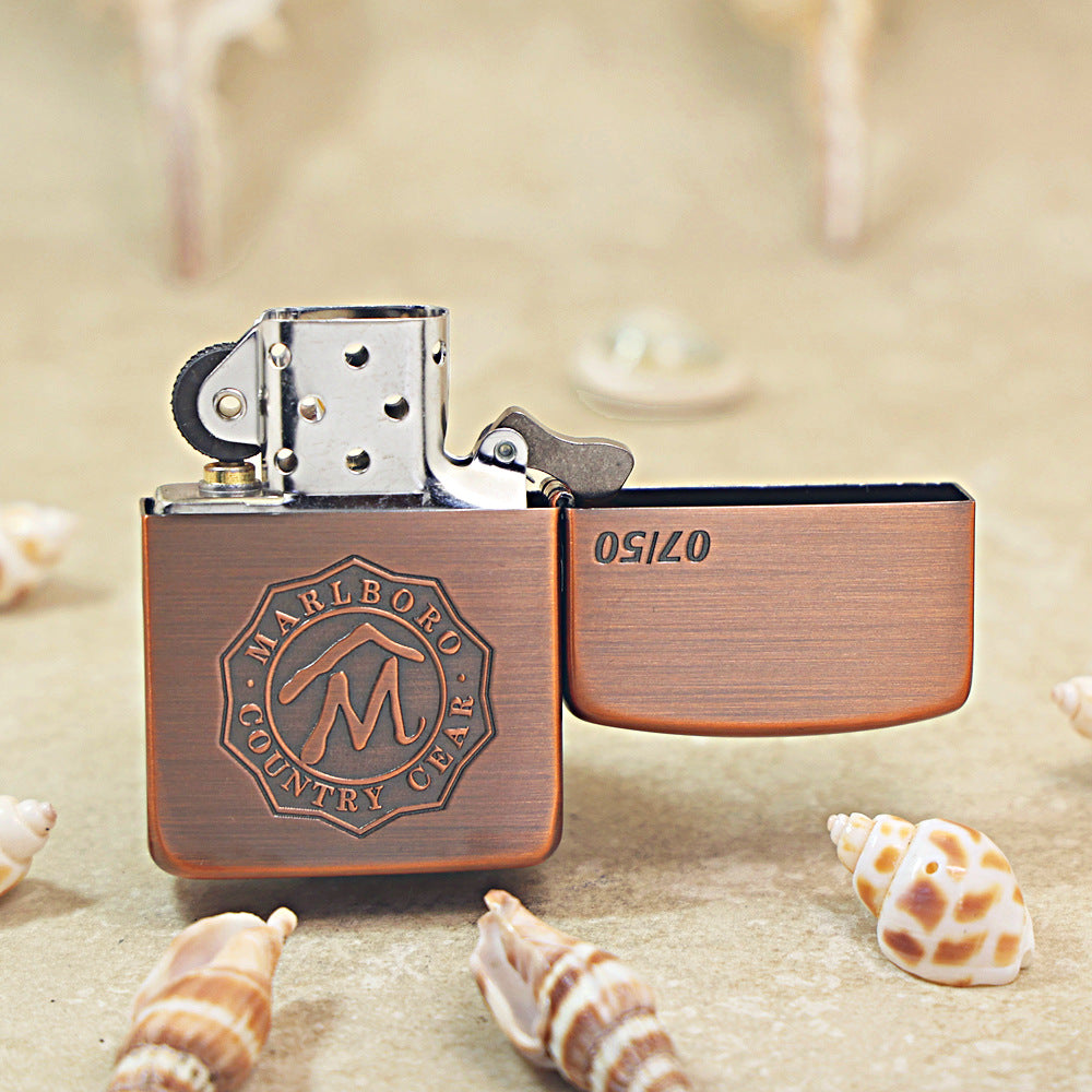Zippo Marlboro Cowboy Lasso Lighter – Purple Copper Finish - MC23