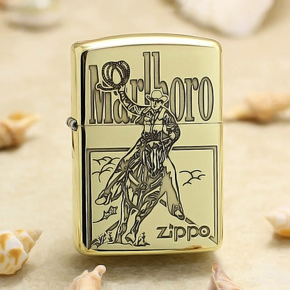 Zippo Marlboro Lasso Cowboy Lighter - MC15