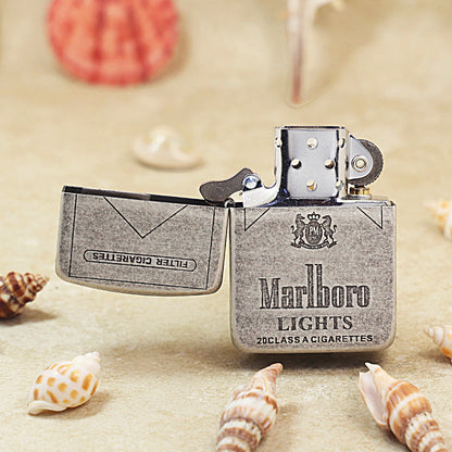 Zippo Marlboro Lights Membership Edition – Antique Silver Finish - MC04