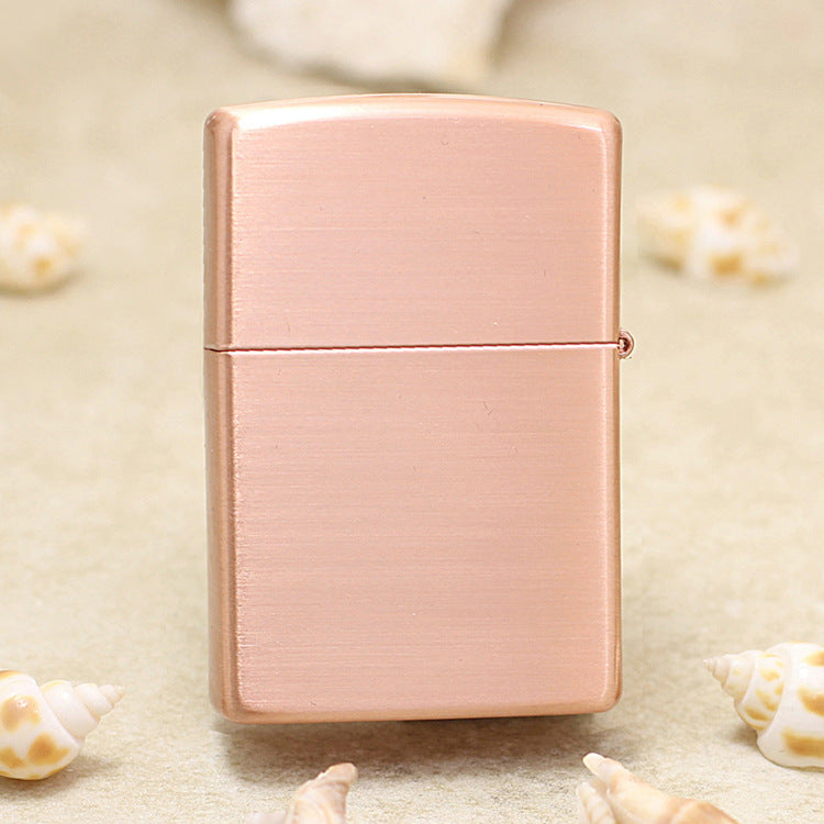 Zippo Rose Gold Teddy Bear for Lover Crystal Heart Emblem Lighter - DS175