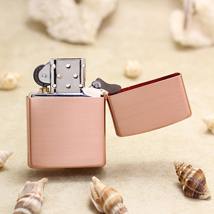 Zippo Rose Gold Teddy Bear for Lover Crystal Heart Emblem Lighter - DS175