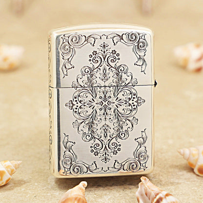 Zippo Argent-Layered Celtic Lucky Tree of Life - DS168