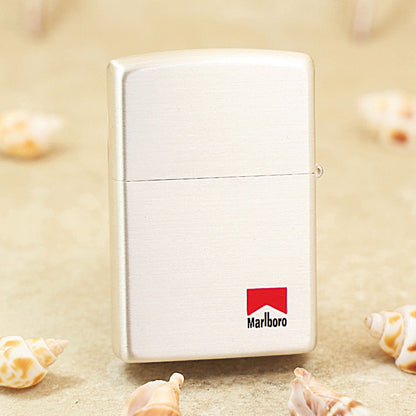 Zippo Silver-Plated Marlboro Red Roof - MC03