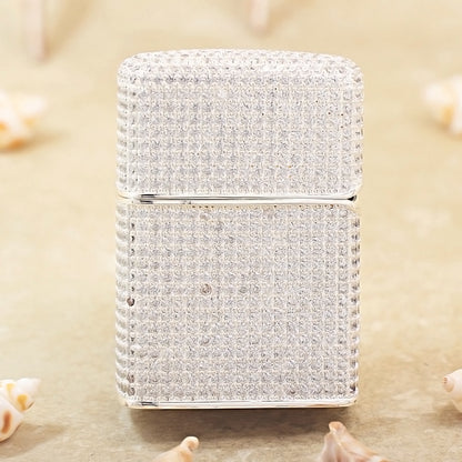 Zippo Silver-Plated Shell Crystal Cupid Arrow - CM81