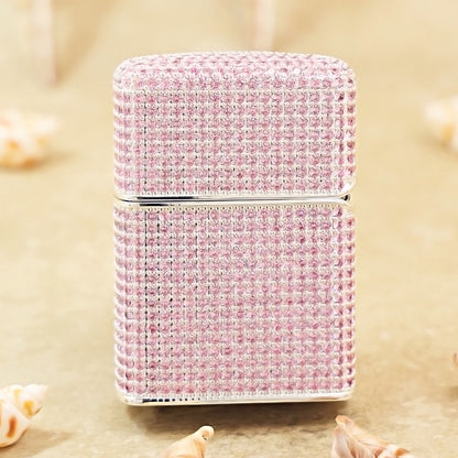Zippo Silver-Plated Shell Pink Crystal Guardian Angel - CM80