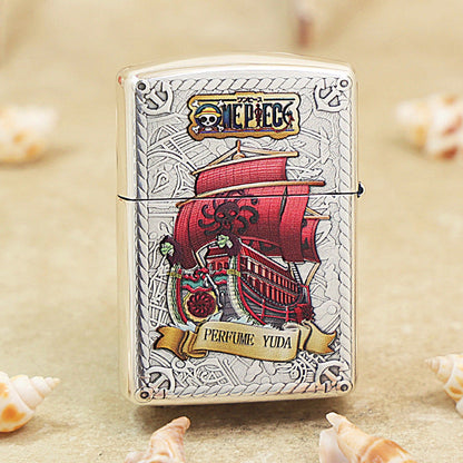 Zippo Argent Embossed One Piece Monkey D. Luffy Version - DS166