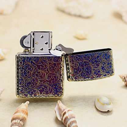 Zippo Smoked Gold Soaring Dragon Emblem - JP75