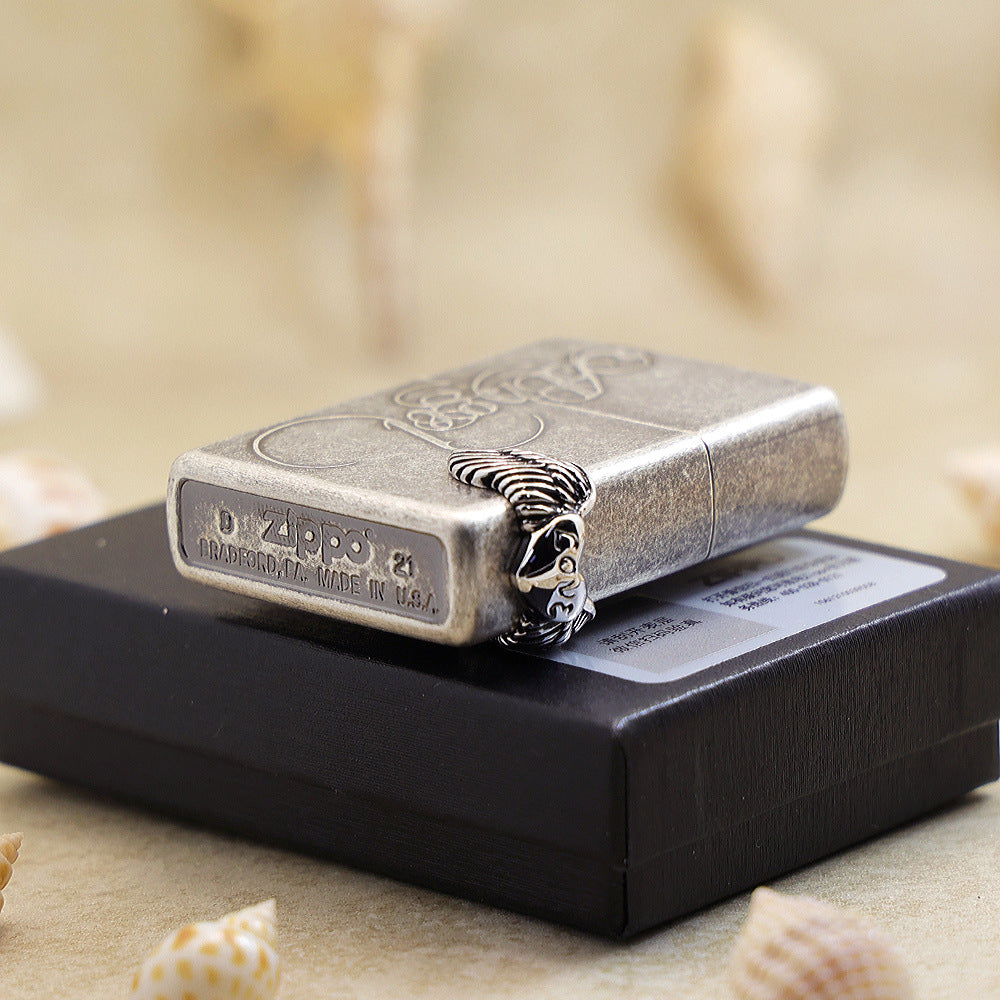 Zippo Angel with Wing (Antique Silver) - KR02