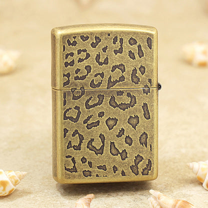Zippo Antique Brass Leopard (Safari Series) - KR11