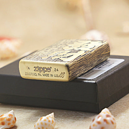 Zippo Armor Antique Brass 'Extreme Wealth' - CC02