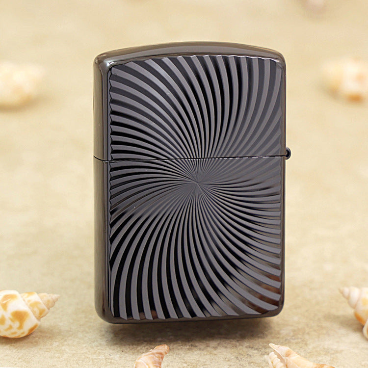 Zippo Armor Black Ice Titanium Swirl - JP31