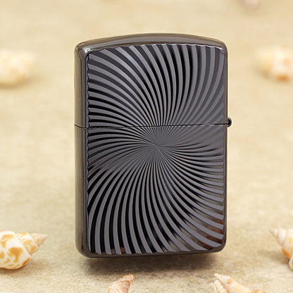Zippo Armor Black Ice Titanium Swirl - JP31