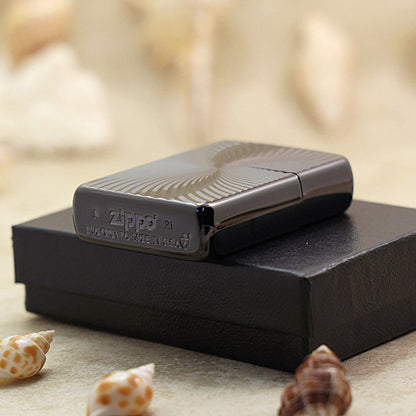 Zippo Armor Black Ice Titanium Swirl - JP31