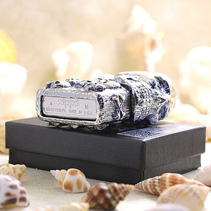 Zippo Armor Deep Carve Skull Emblems - JP46