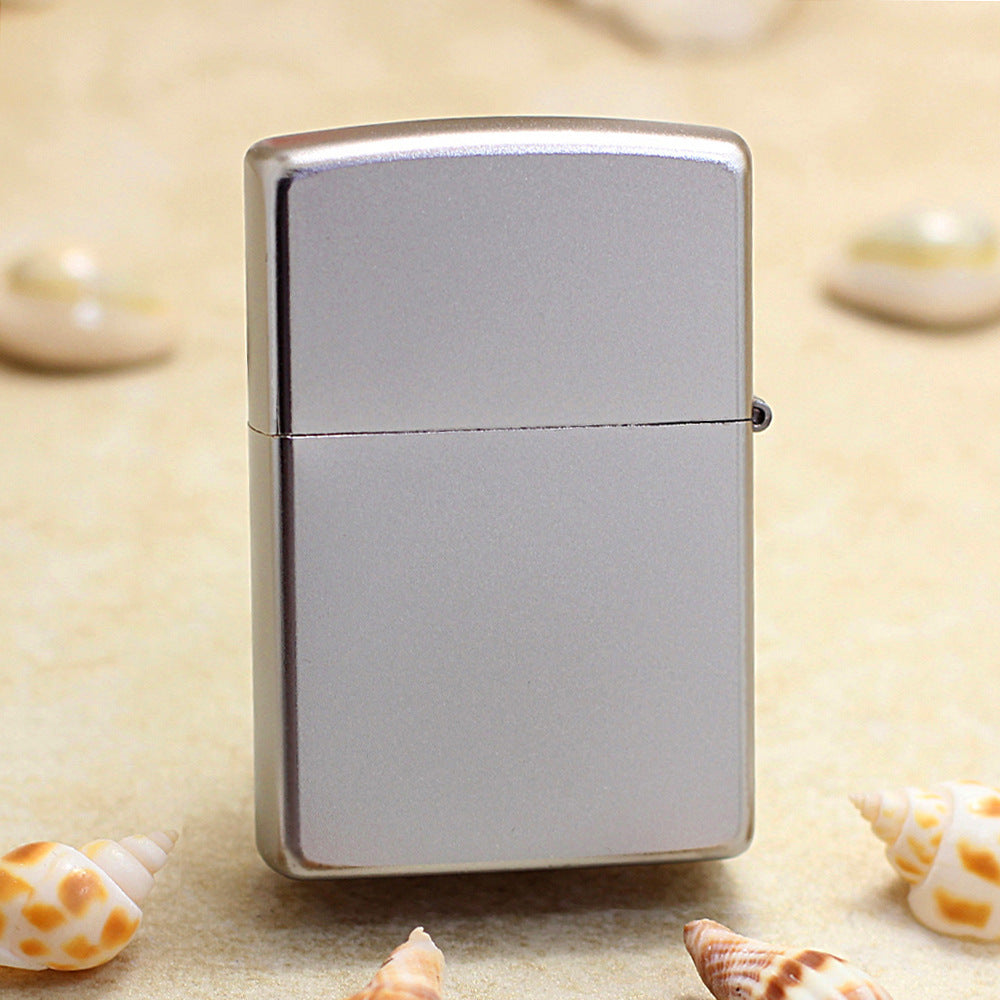 Zippo Brushed Chrome Color Filled Stylized Eye with Sun Iris - SC02