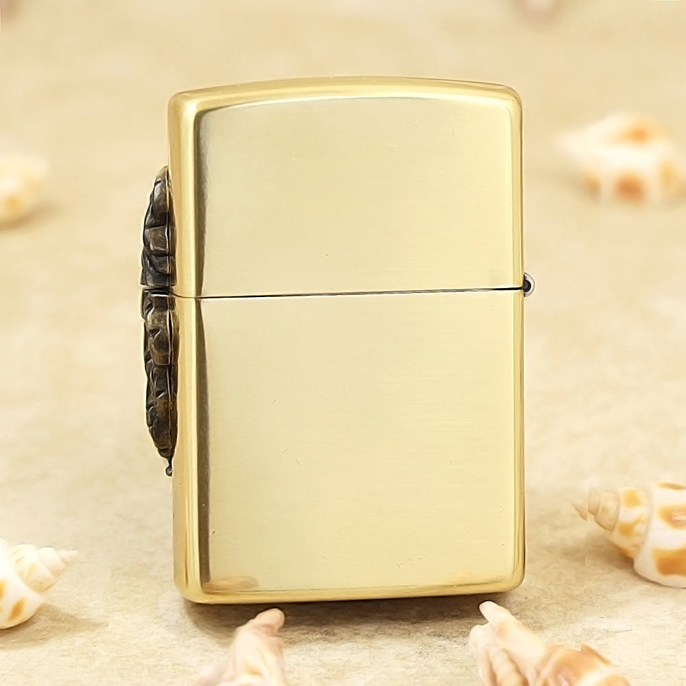 Zippo Centipede Emblem Antique Brass - JP50