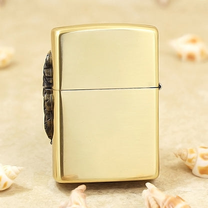 Zippo Centipede Emblem Antique Brass - JP50
