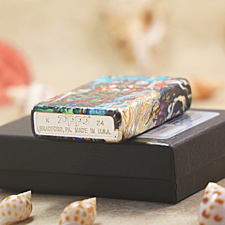 Zippo Color Printed Fierce Demon Queller Warrior - CS07