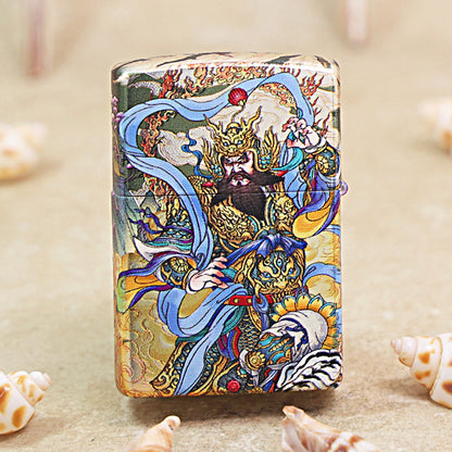 Zippo Color Printed Magnificent Chinese Door Guardian Warrior - CS06
