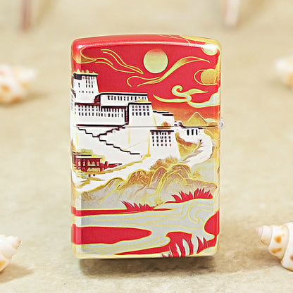 Zippo Color Printed Monk and Potala Palace in Tibet - CS22