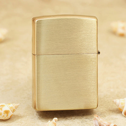 Zippo Deer & Marijuana Gold Plate - JP53