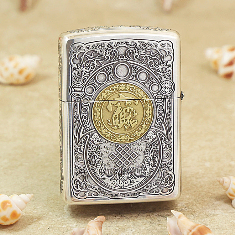 Zippo Dual-Tone 'Fortune Pixiu' Bamboo Box Edition 162-DS51