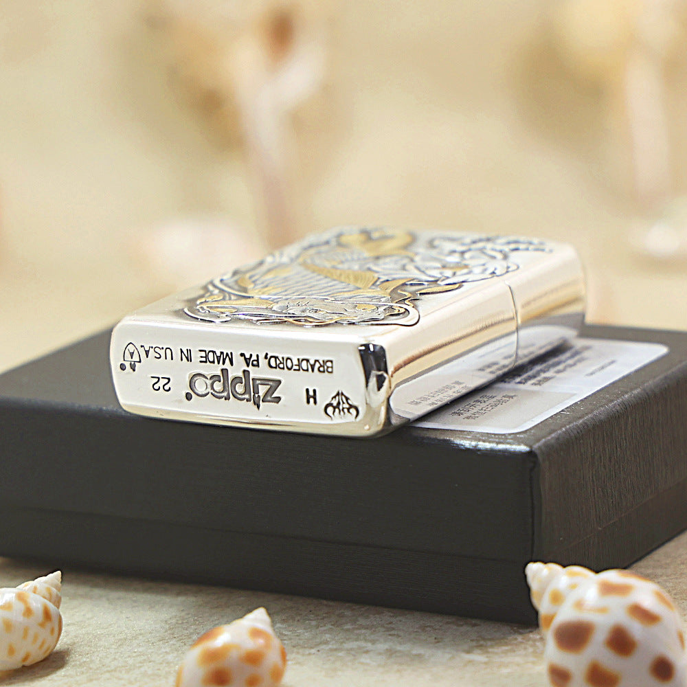 Zippo Dual-Tone 'Koi Fish' 162-DS65