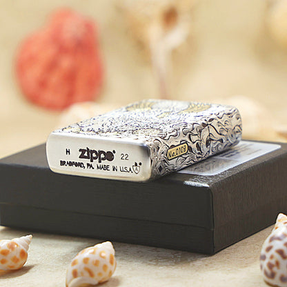 Zippo Dual-Tone Pixiu Prosperity Edition (Deluxe Leather Box) 168-DS17