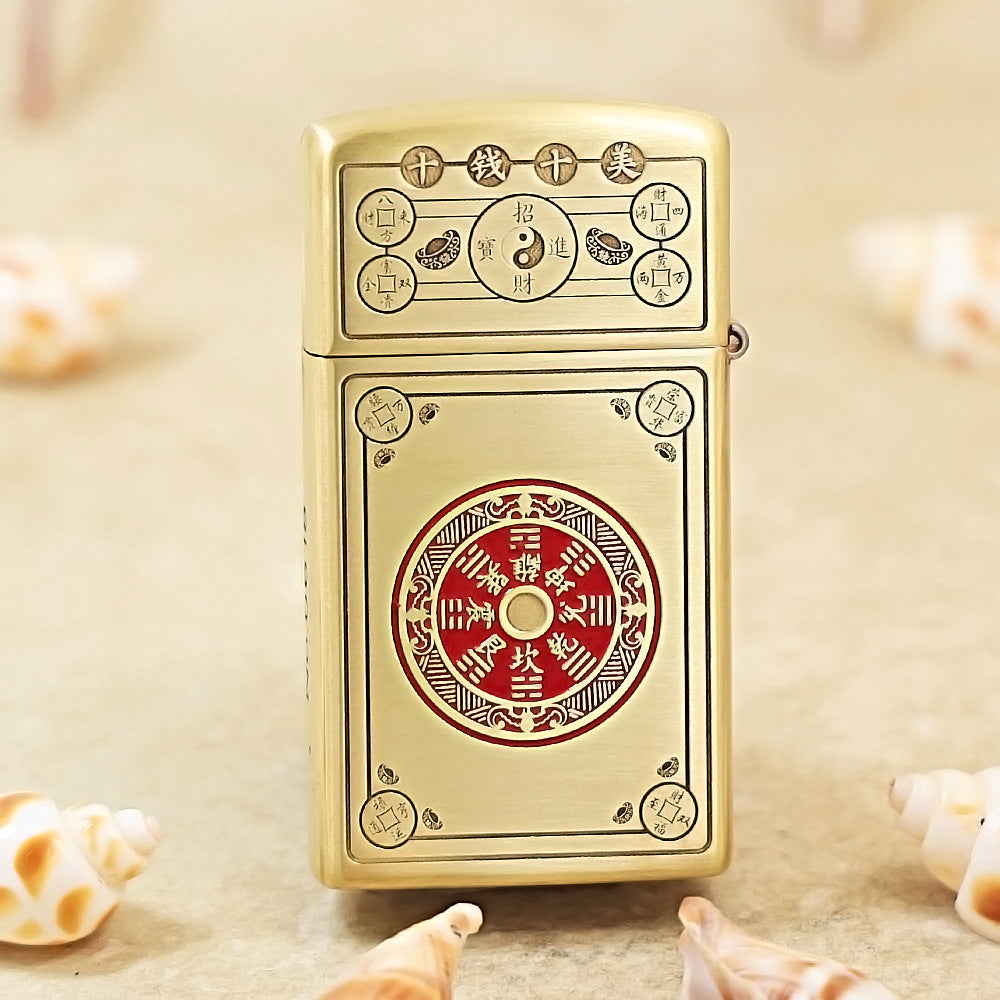 Zippo High Polish Brass Ten-Cash Talisman - CC57