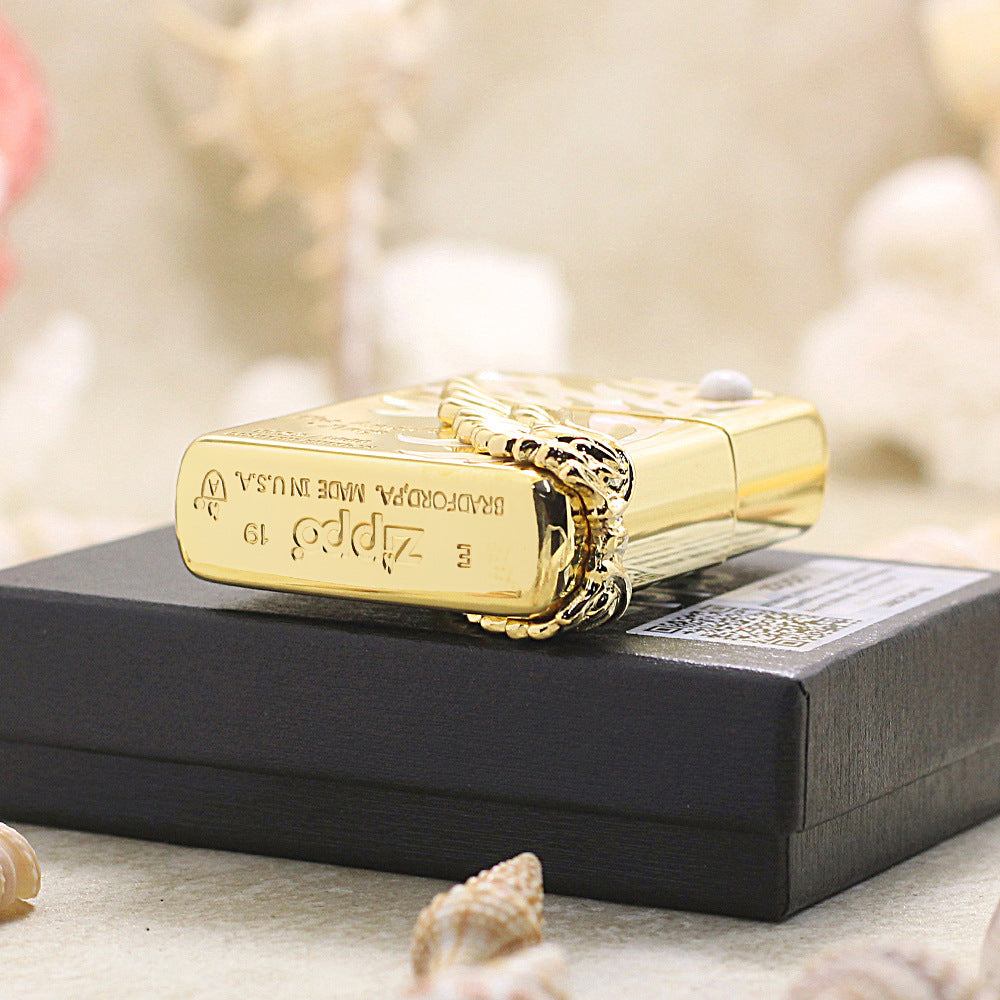 Zippo Limited Edition 'The Angel's Wings' with Mother of Pearl Inlay - JP63