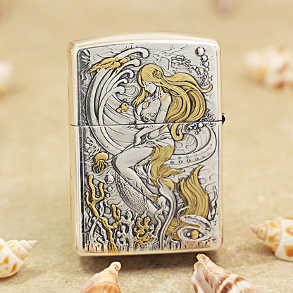 Zippo 'Mermaid Queen' Deep Carve - DS109