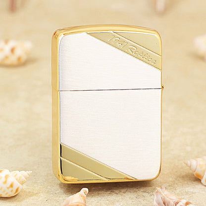 Zippo Replica Gold & Silver Classic 1941-DS07