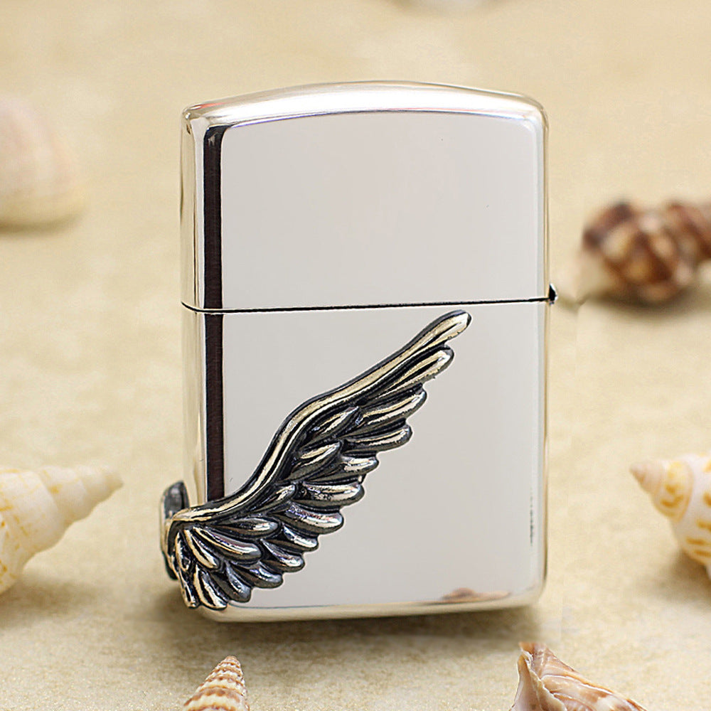 Zippo Silver-plated Shell Angel Wings Limited Edition - JP64