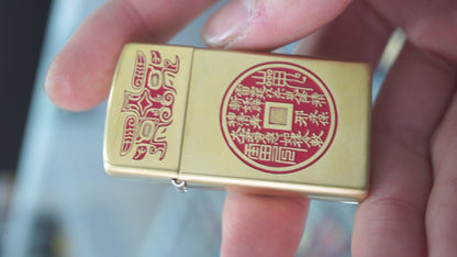 Zippo Mountain Ghost Flower Coin Slim Case - CC79